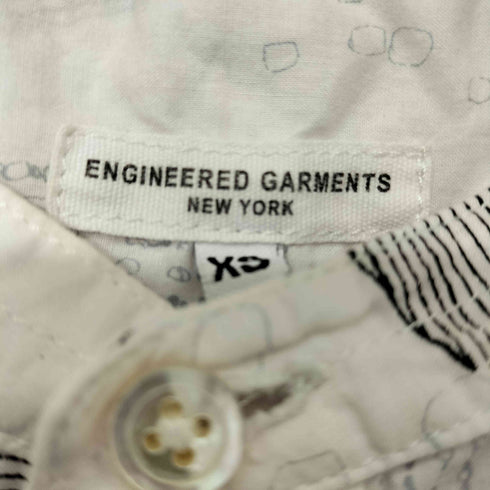 エンジニアードガーメンツ Engineered Garments 総柄 バンドカラー 総柄 長袖 シャツ メンズ import:XS